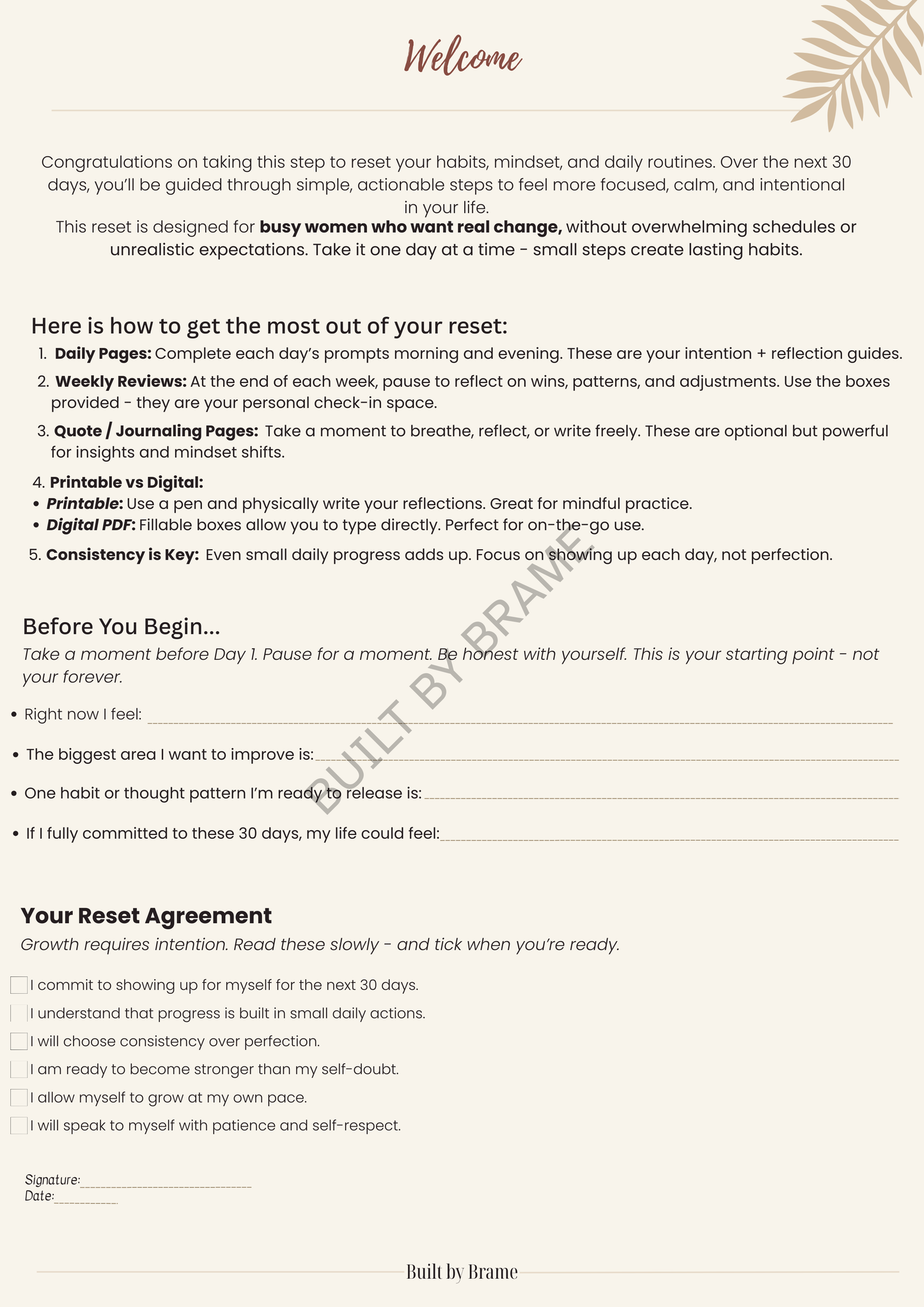 30-Day Reset - Rebuild Your Energy, Focus and Confidence