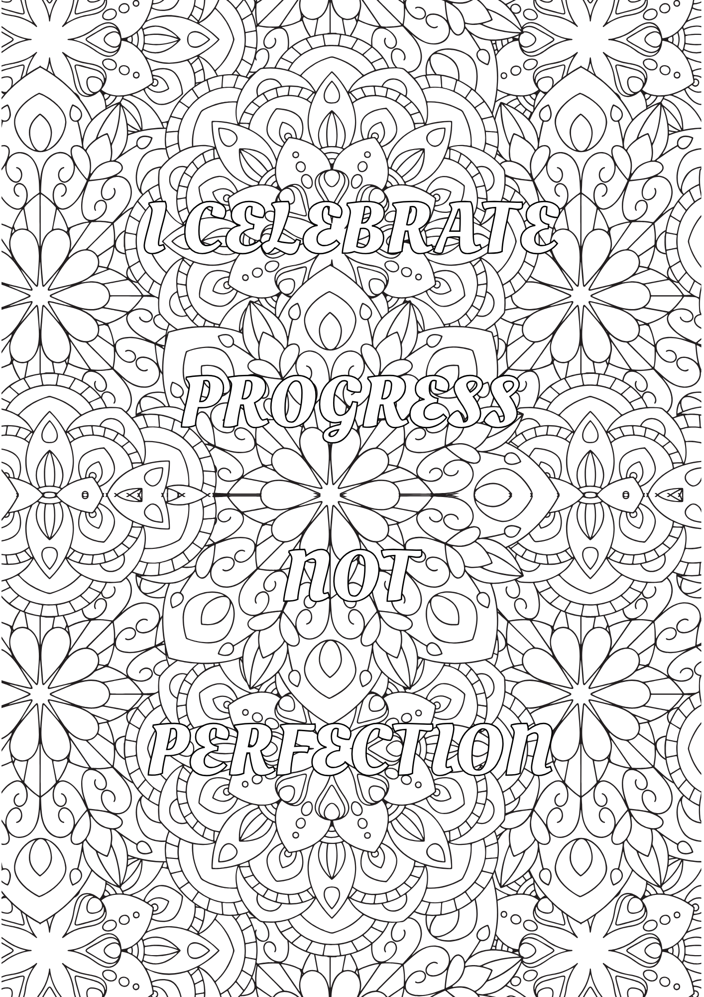 Colour Your Calm: Adult Affirmations Colouring Book