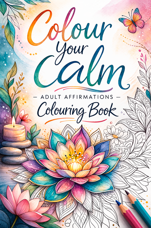 Colour Your Calm: Adult Affirmations Colouring Book